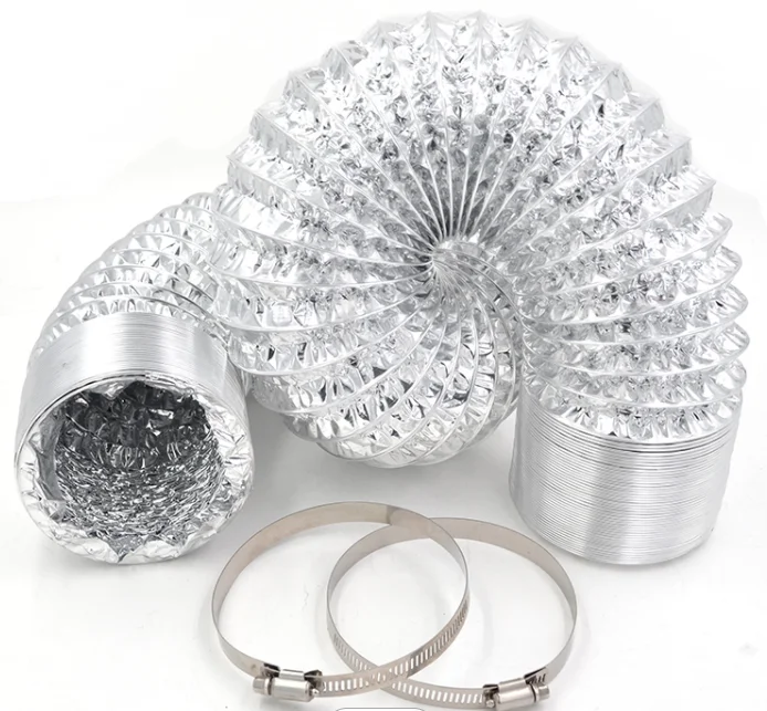 High Quality  Air Aluminum Ducting  Inline 4 Inch Carbon Filter  Pole Fans kit For Grow Box