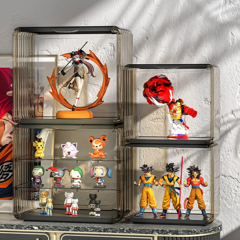 New Fashion Multi Size Transparent Acrylic Stackable Lego Storage Box Suitable For Toys And Bags