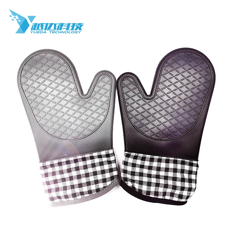 К высоким температурам противоскользящая ткань силиконовые термостойкие перчатки для выпечки