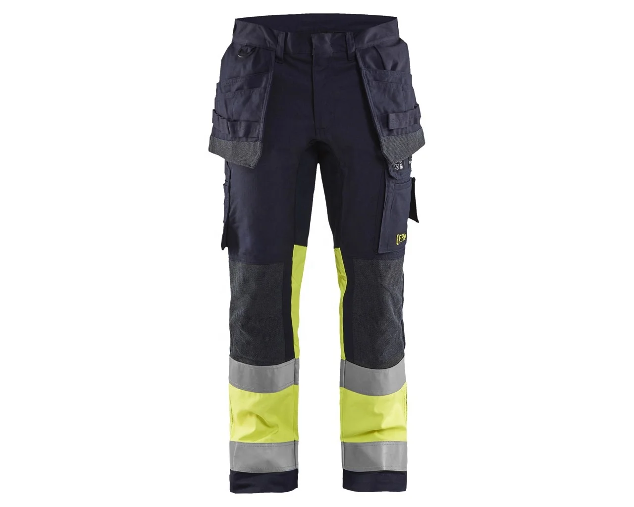 Огнестойкие светоотражающие ленты, брюки, пришитые с двойными швами, характерные FR тянущиеся брюки