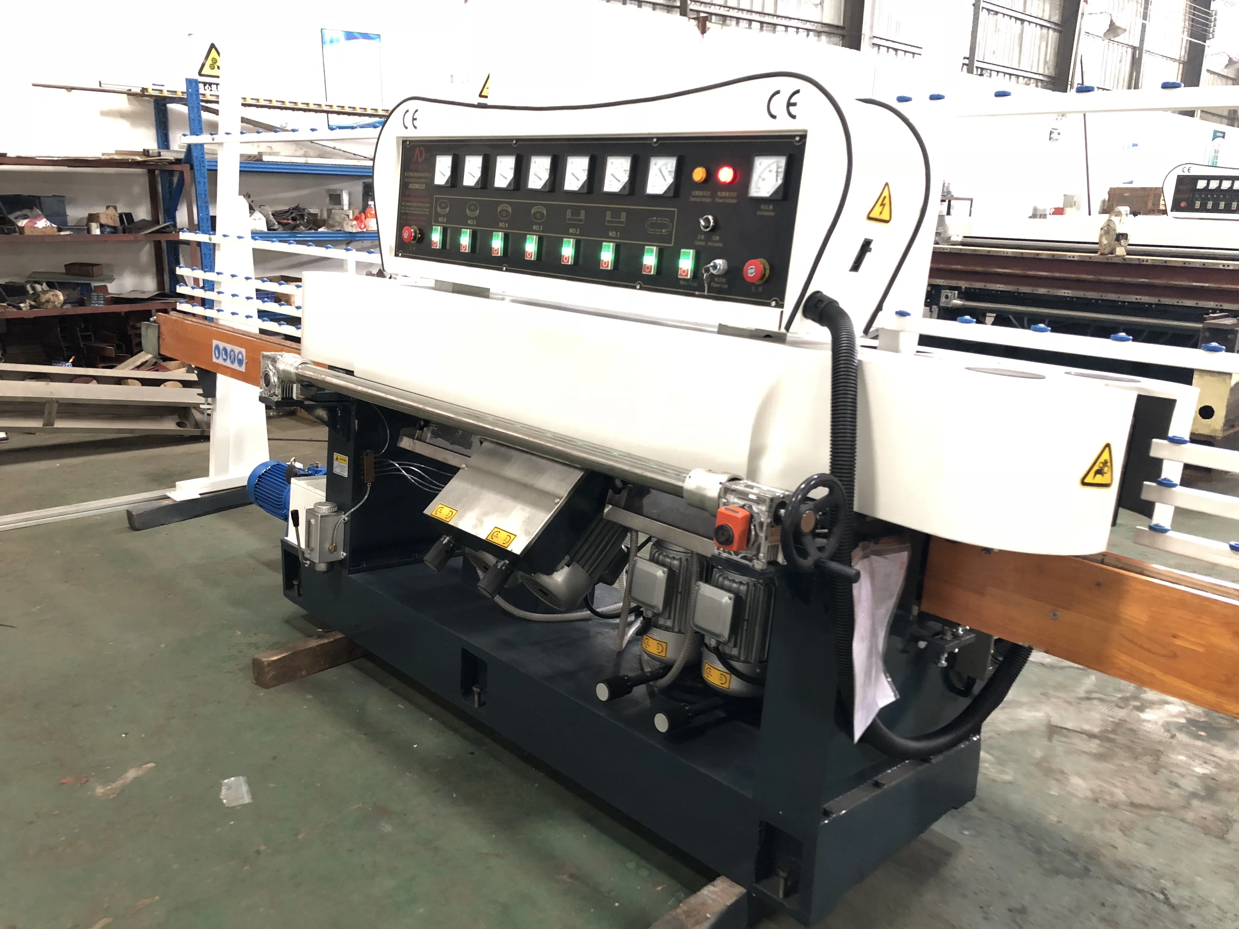 Машина для полировки окантовки стекла с 6 моторами/машина для полировки кромок стекла с прямой линией