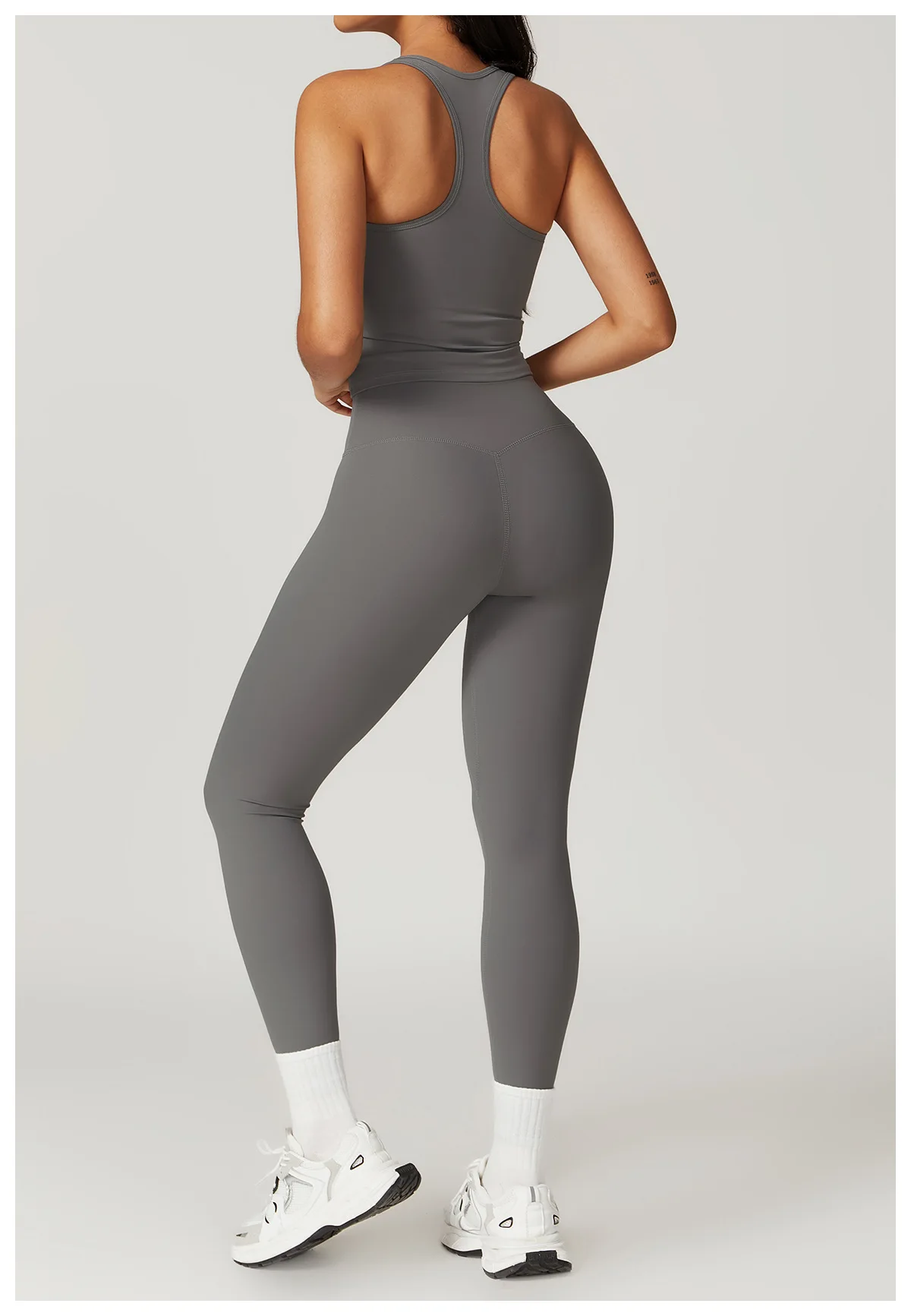 High Stretchy Workout Athletic Suits 2Pcs Gym Fitness Sets Yoga Bra Top  Compression High Waist Leggings Womens Active Wear Set