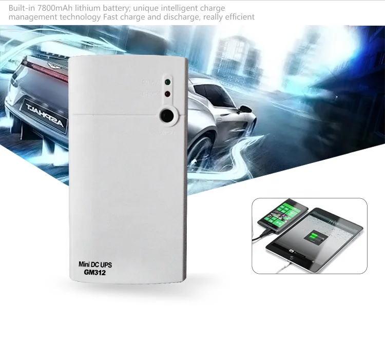 Portable Ups Power Battery Dc Mini Ups 12v For Telecom Wifi Router Security Cctv Camera GM315 Mini Dc Ups