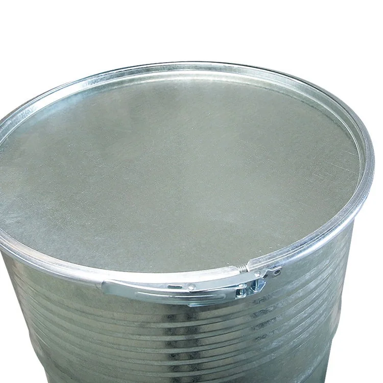 210L Galvanized Steel Drum With Open Top Galvanized Chemical Metal Barrel