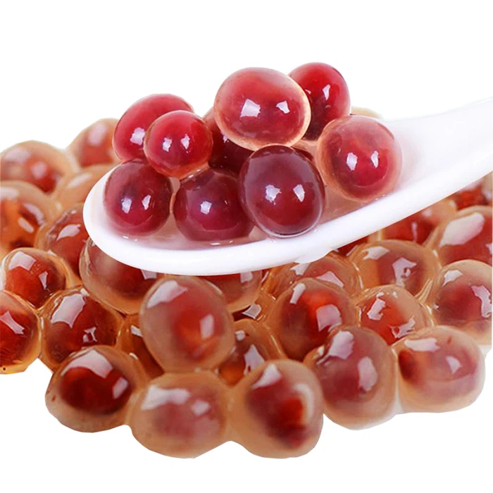 Factory Price Premium Quality Canned Red Bean Popping Boba (850g*12 cans/ctn) Good To Added in Desserts or milky tea