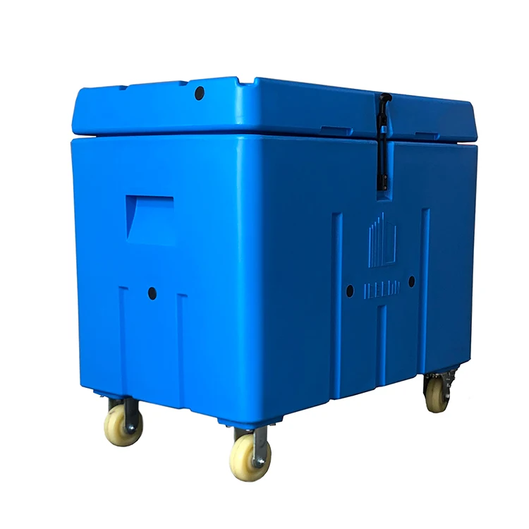 Factory wholesale dry ice storage boxes for ice pellets shipping 315L 250kg