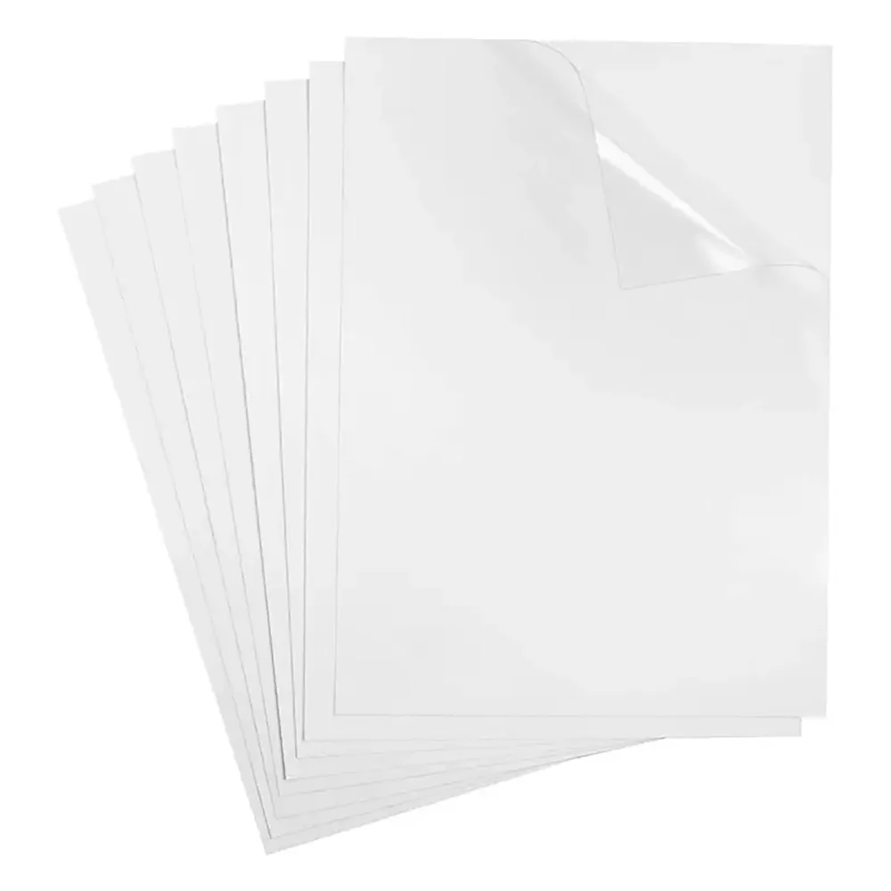 Printable Clear A4 Self Adhesive Waterproof Inkjet Printer Stickers Paper Full Sheet Transparent Vinyl Sticker Paper