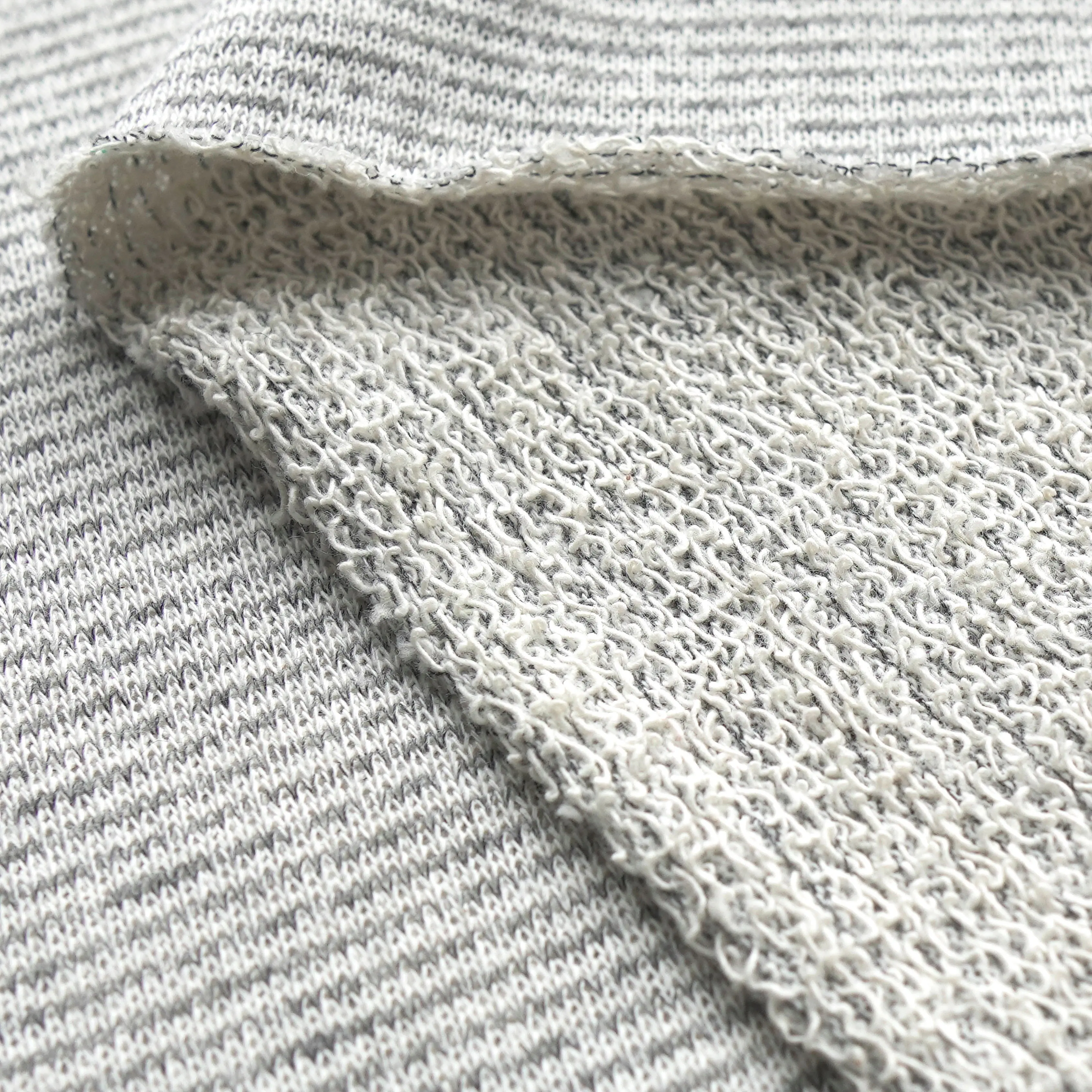 2024 hot selling knitted looped fabric, soft, comfortable and breathable, suitable for casual clothing, sportswear, etc
