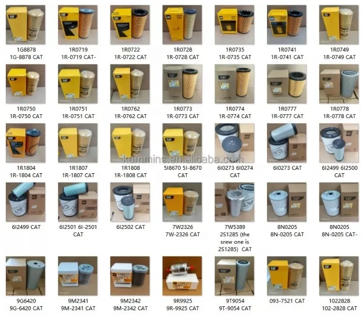 Excavator fuel filter 2567903 256-7903 2998229 299-8229 3087298 308-7298 3223155  322-3155 3261644 326-1644  3283655 328-3655