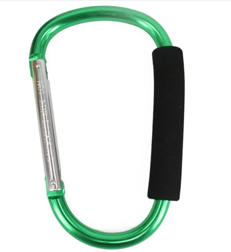 HXY 180*105*12MM Wholesale Roller Skates Shoes Carabiner Handle Buckle Clip Metal Hook Hasps for Inline Slalom Skating Shoes