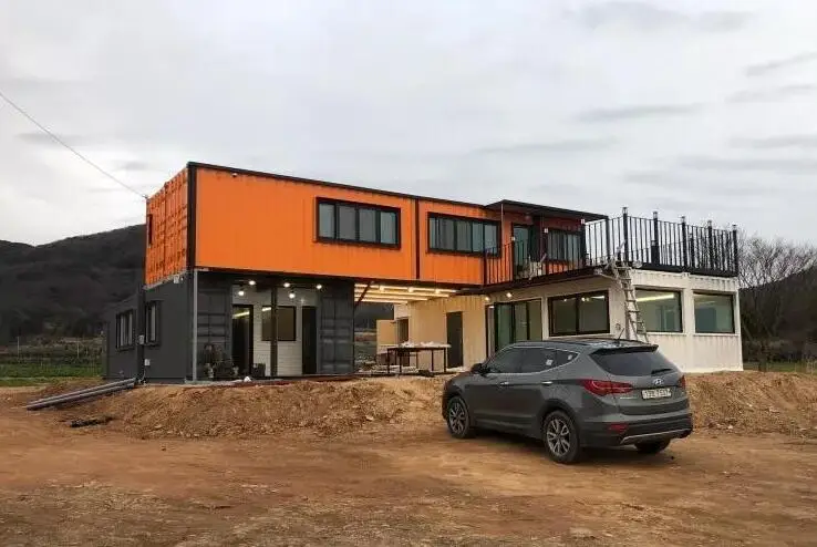 Expandable Container  House Prefabricated house used for villa, hotel,holiday house, studio and public lavatory