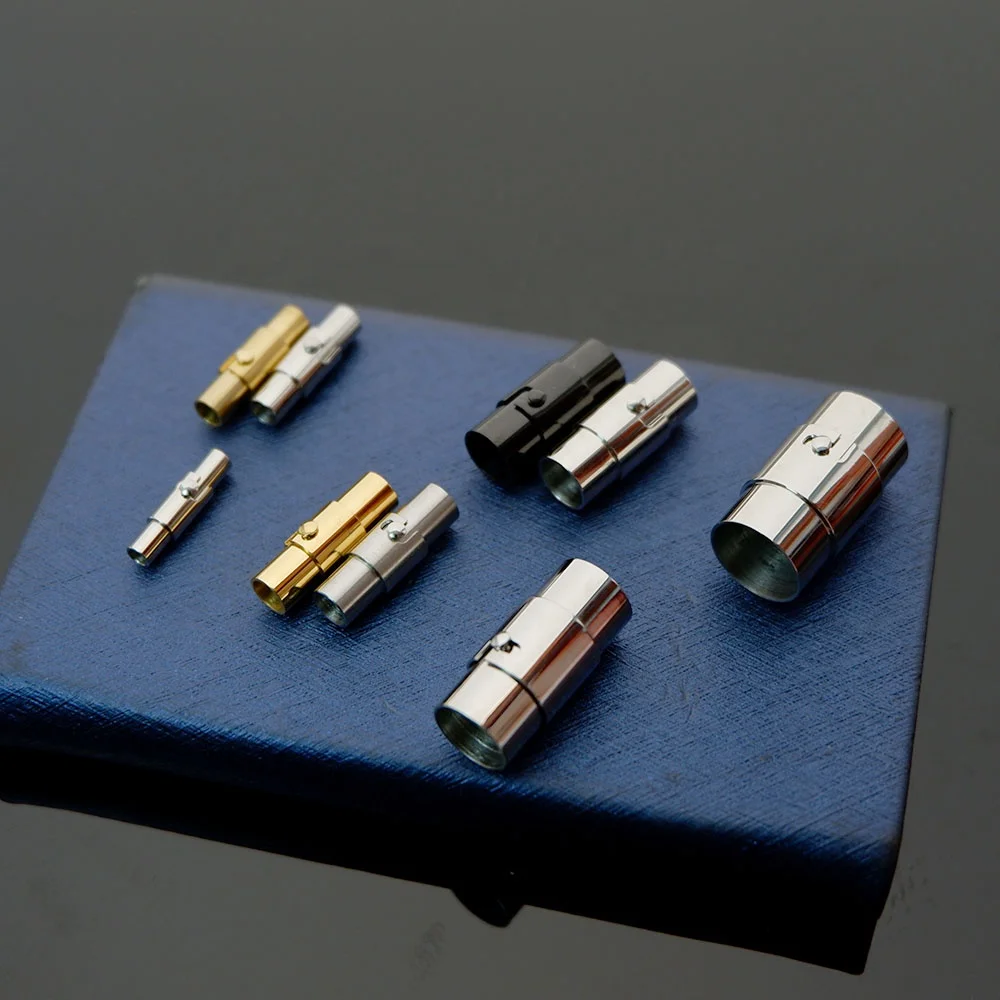 Застежка для браслета из нержавеющей стали, 2/3/4/5/8/10 мм