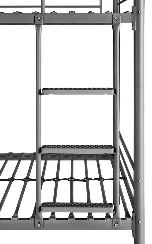 cheap metal double bunk bed for teens