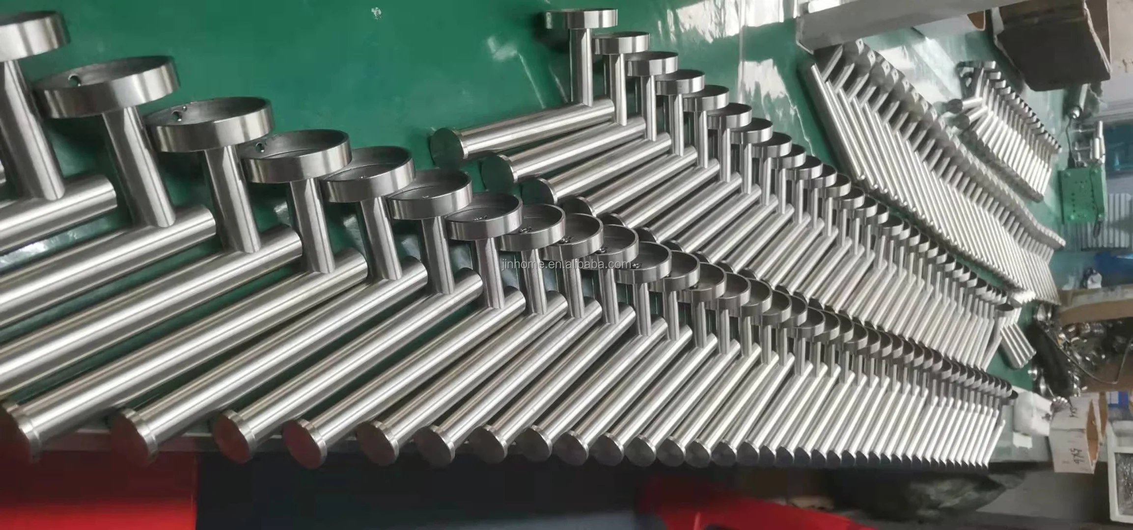 Luxury Quality Wall Mounted Brushed 304 Stainless Steel Hotel Bath Accessories 3PCS Towel Bar Set