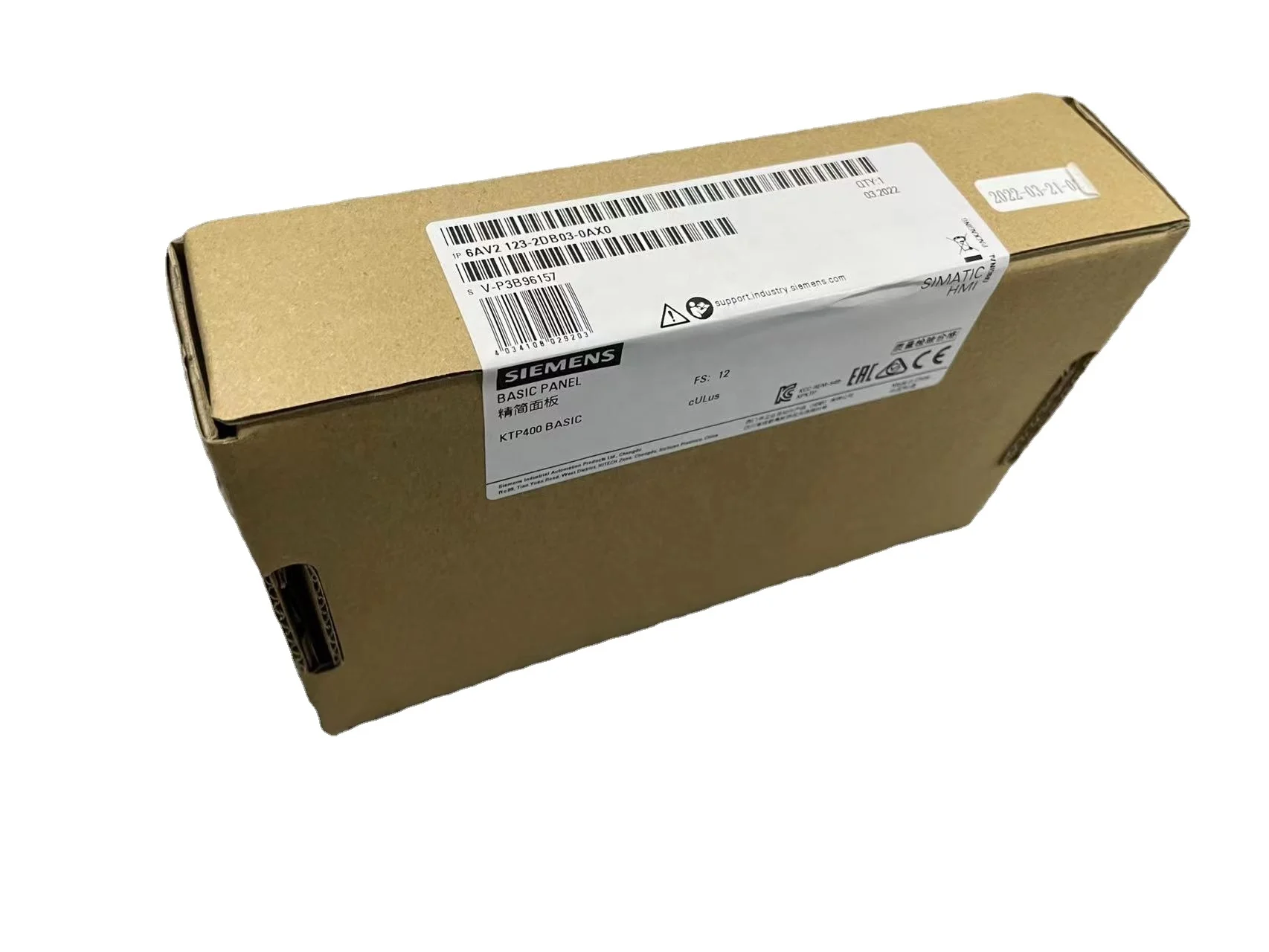 Siemens SIMATIC HMI KTP400 4 inch TFT display key/touch operation Basic Panel 6AV2123-2DB03-0AX0 HMI