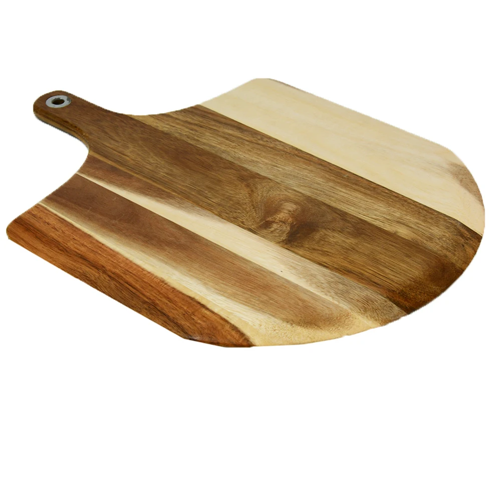 Wooden Pizza Peel - Large Acacia Wood Paddle Board for Serving Pizza