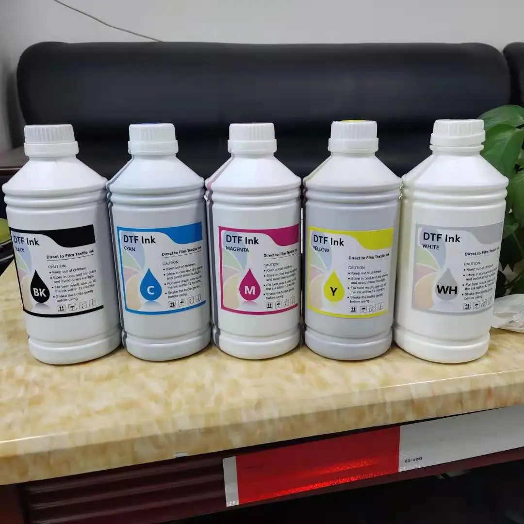 Premium DTF Pet Film Color inks Transfer Pigment Ink for A3 Film Printer I1800 with Powder DTF I