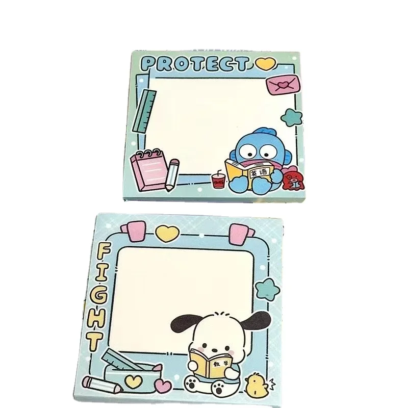 Cartoon Sanrio Convenient Post Ins Cute Pacha Dog Paste Message Notepad Student Journal Material journey notebook custemuzed