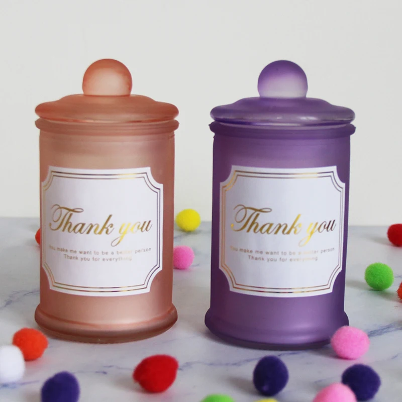 Wholesale Customize Candle Manufacturers Soy Gift Mini Candles Christmas Gift Frost