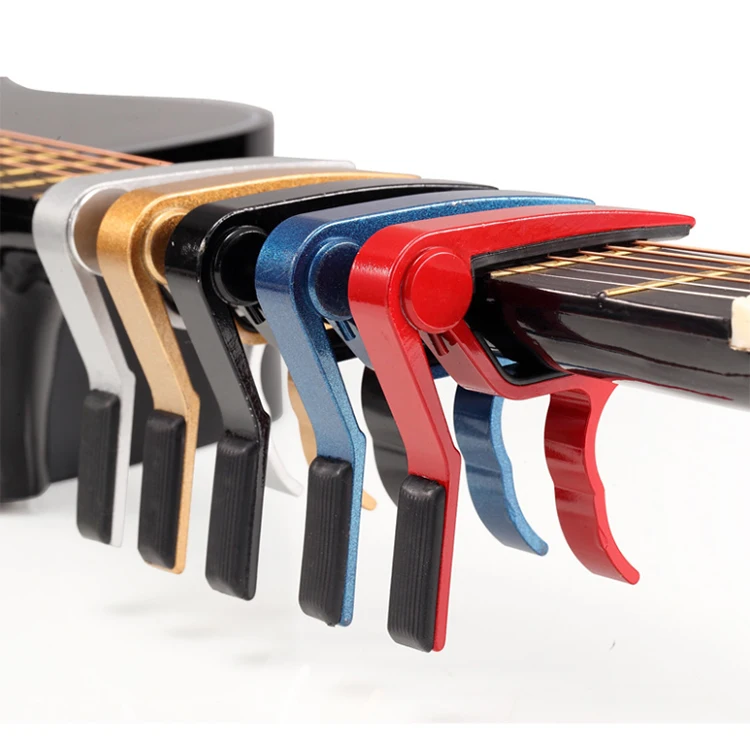Colorful electric guitar capo acoustic for online store from china supplier