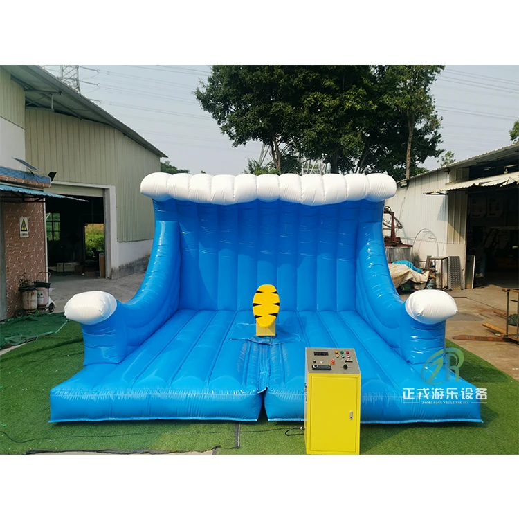 Commercial Inflatable mechanical surfboard rodeo bull surf machines For Amusement Park Surfing Simulator Inflatables