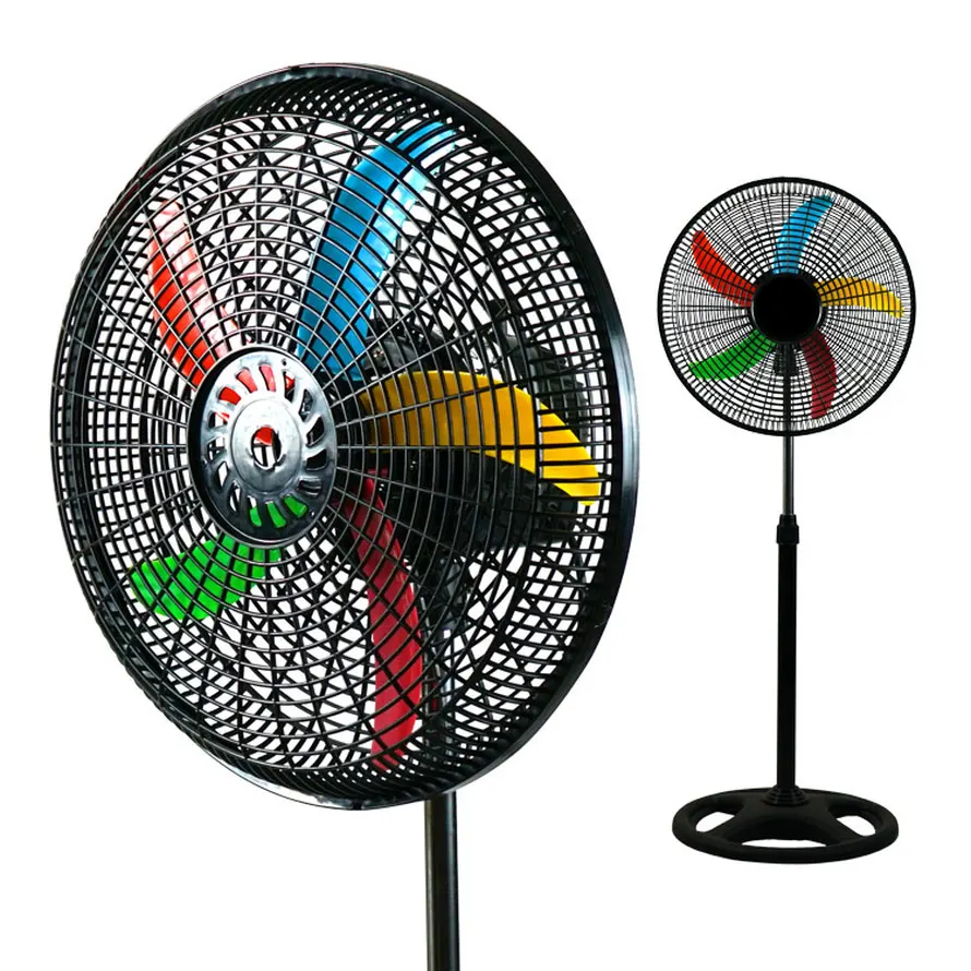 Ventiladores Manufacturer Supplier Electric Stand Fan 16 18 Inch Ce Ac Cooper Motor Function Standing Fan
