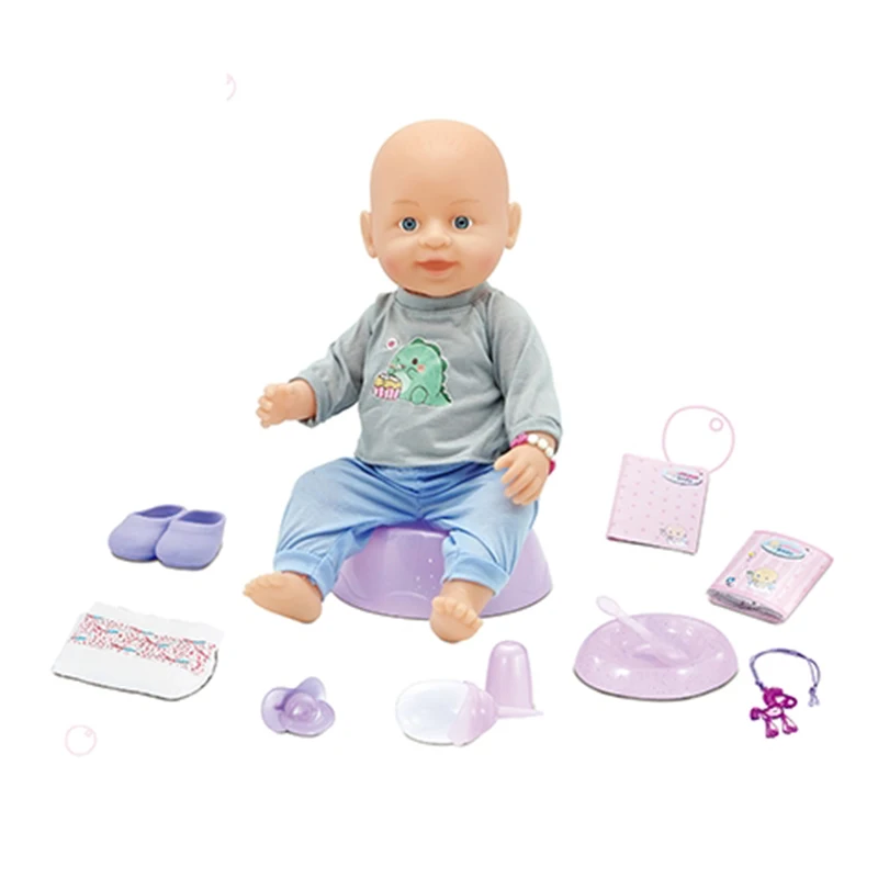 Лидер продаж милая мягкая кукла из ПВХ с игрушечными аксессуарами лучший подарок для детей