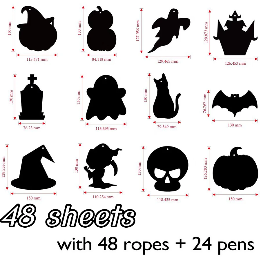 48pcs Halloween