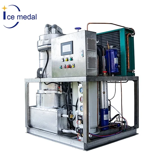 Ice Medal 1 Ton Tube Ice Machine Industrial Tube Ice Making  Machine