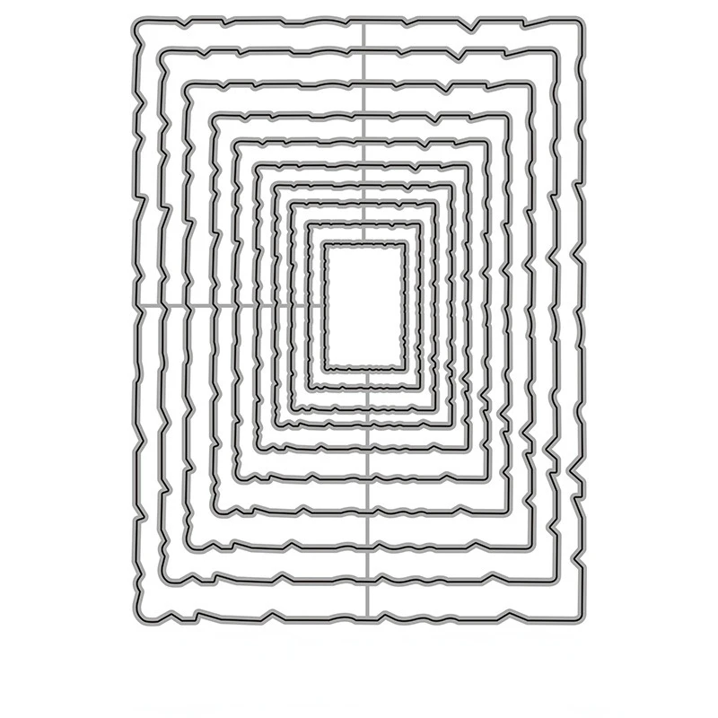 Rectangular Metal Cutting Dies for Scrapbooking Handmade Mold Cut Stencil New 2021 DIY Card Make Mould Model Craft Decoration