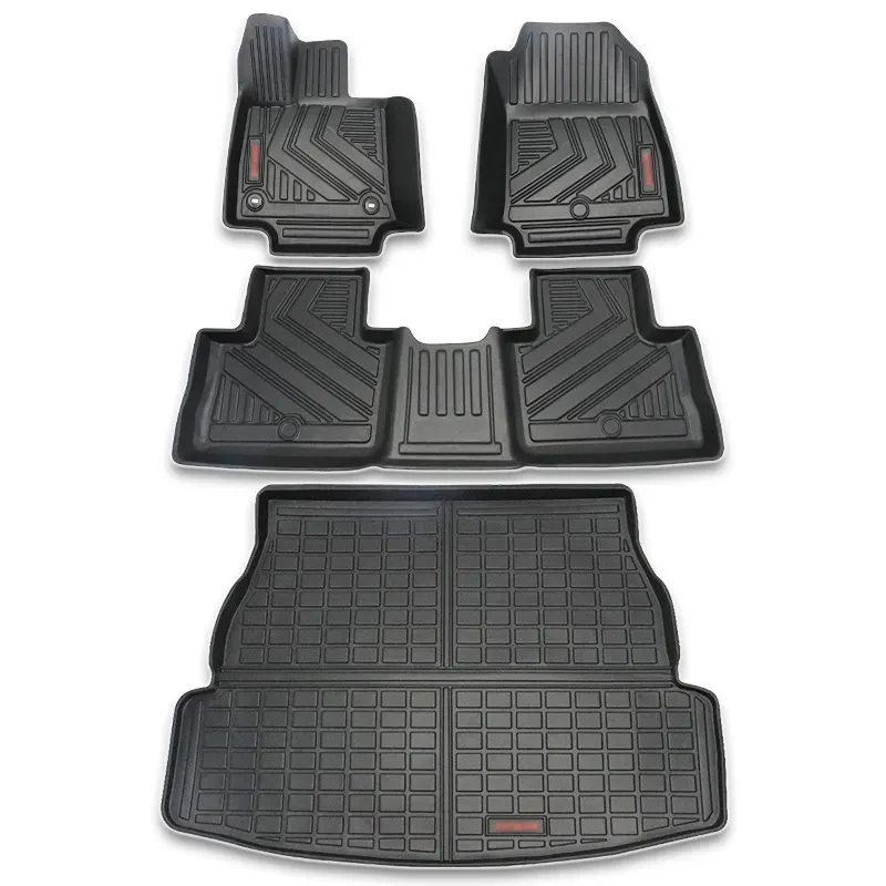 Factory Price Interior Car Accessories 3D 5D 7D 9D Durable Floor Mats TPE Car Floor Mat For Toyota Rav4 Hilux Prius
