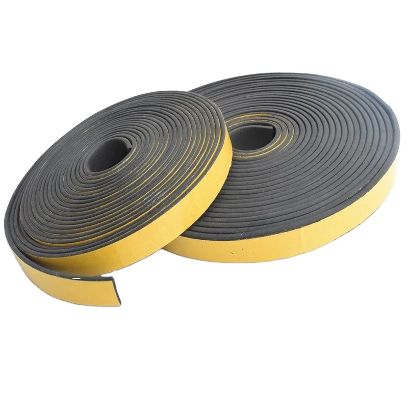 foam insert Waterproof D Shaped Molding Edge Profile Epdm Rubber Seal