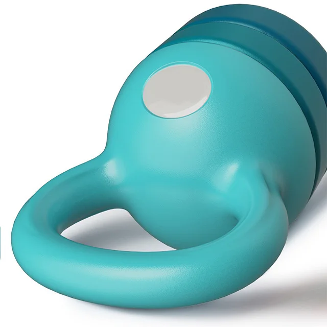 32Kg Adjustable Portable Grip Vinyl Coated Kettlebell With Handle