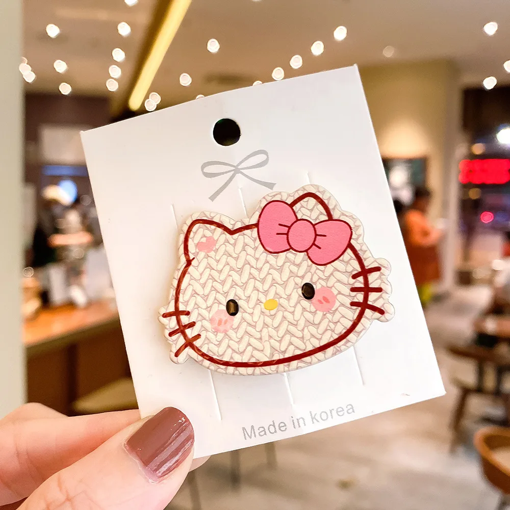 Acrylic cartoon hair clip Hair accessories colorful one word Resin duck bill clip Premium