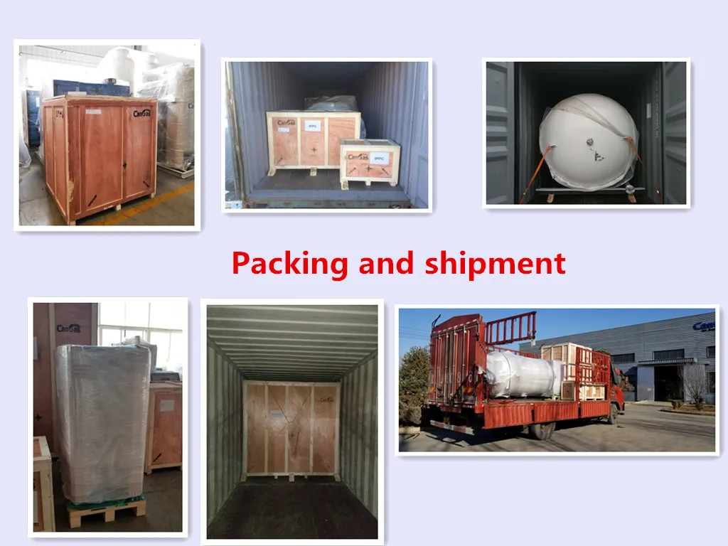 Packing and shipment