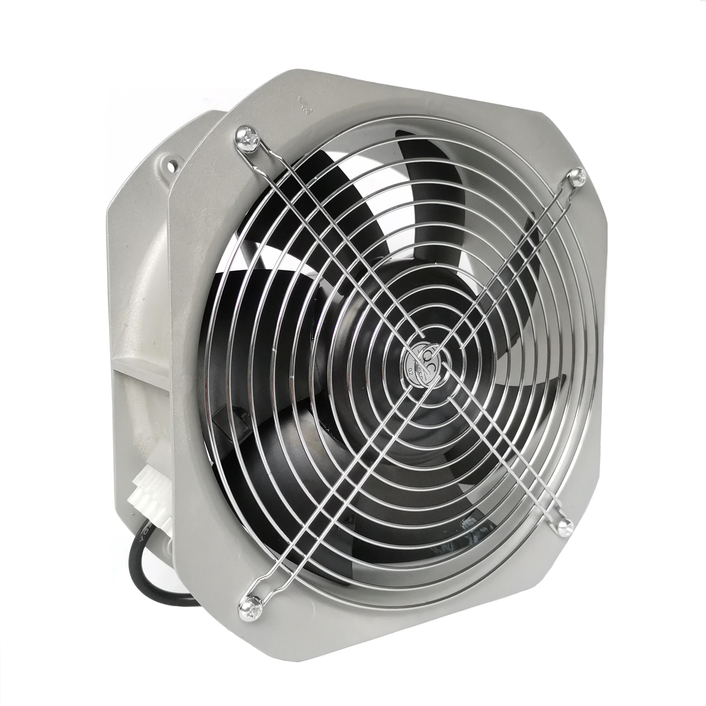 
Dc 24v 48v 200mm 8 22580 Industrial Axial Fan FREE Standing ventilation metal square frame 0-10v/pwm speed control axial fan 