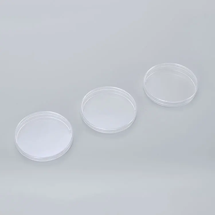 Laboratory 90 * 15mm plastic disposable sterile bacterial tissue culture Petri dish petri dish 90mm micro