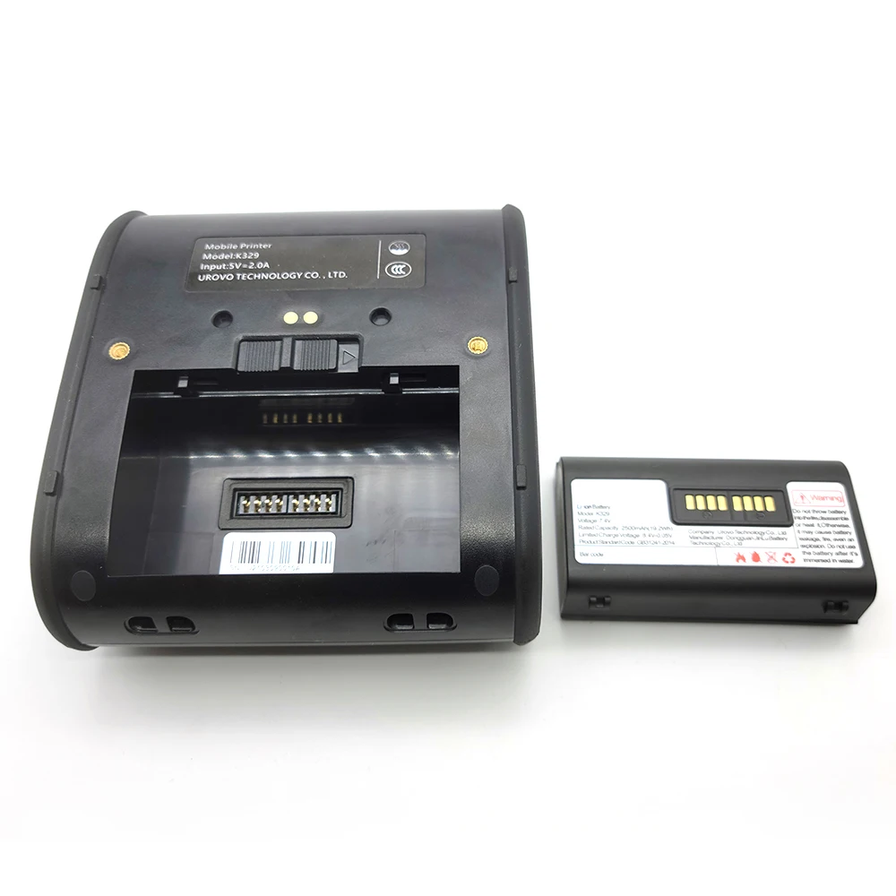 Rugged mobile thermal label printer Dimensions can be adjusted