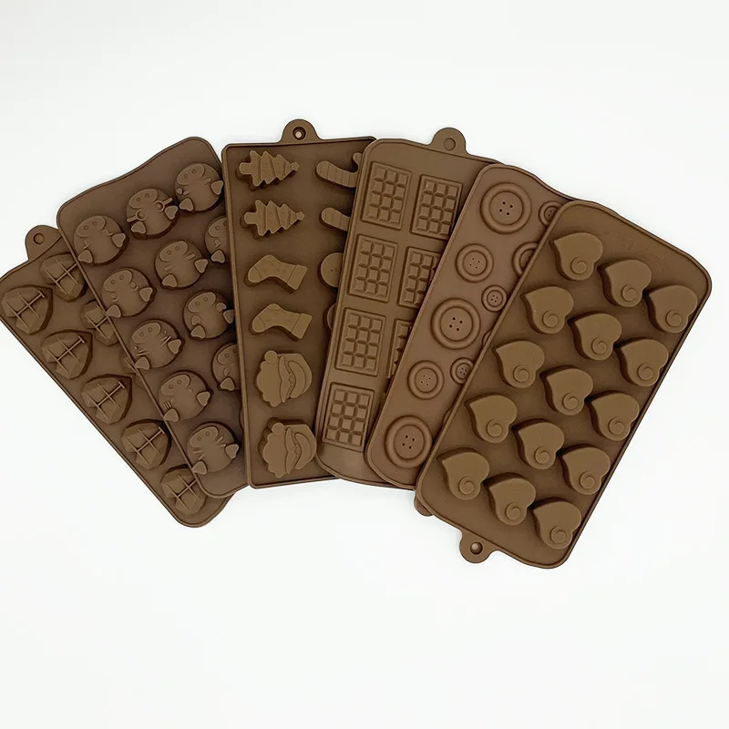 Custom Wholesale Hot Selling BPA Free Silicone Chocolate Cake Cookies Mold Rectangle Silicone Candy Resin Molds