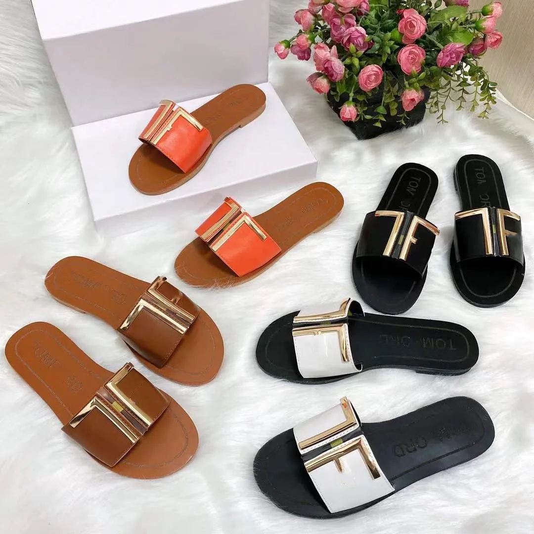 2022 New Trendy Summer Home Slippers Wholesale Casual Flat Shoes designer brands ladies slipper sandals