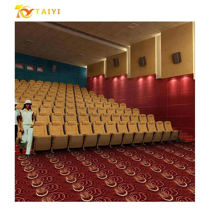 Factory direct sales cinema 3d printed carpet fire resistant dirty KTV carpet casino carpet