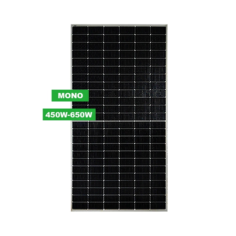 Прямая продажа с завода полностью черная 450 Вт 550 650 моно Водонепроницаемая солнечная панель по низкой