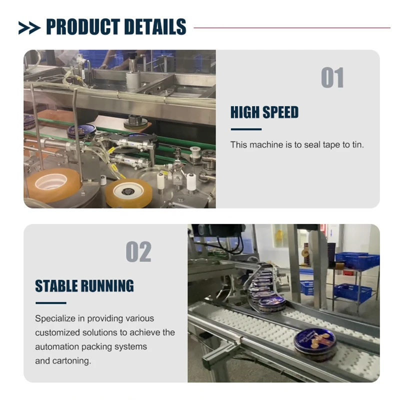New Invention Products Stainless Steel As-Single Head Container Tape Around Machine