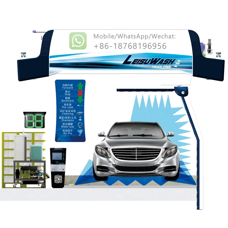 Risense Полностью Автоматическая Машина для мойки автобусов китайская туннельная автомобилей с 4 кистями горячая Распродажа лучшее качество