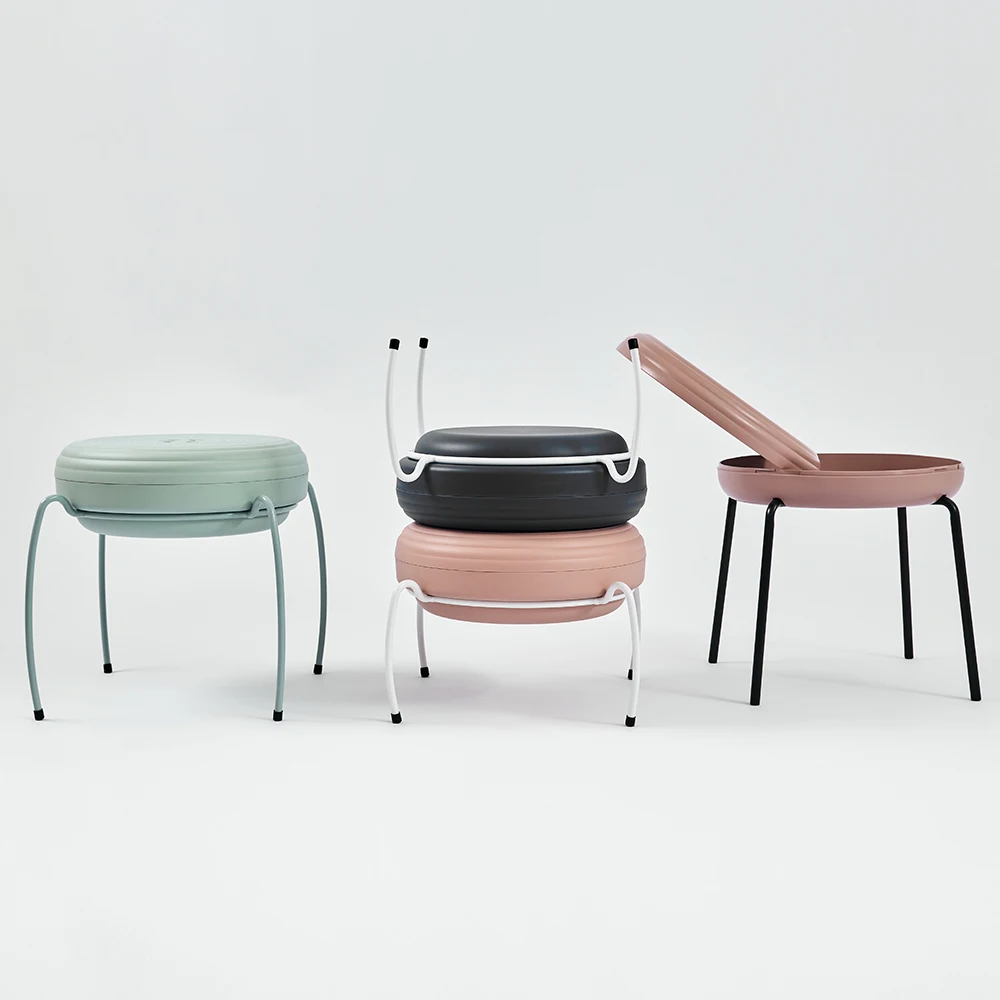 Большой портативный объем запоминающего устройства мягкая Подножие сиденье стул пуфик