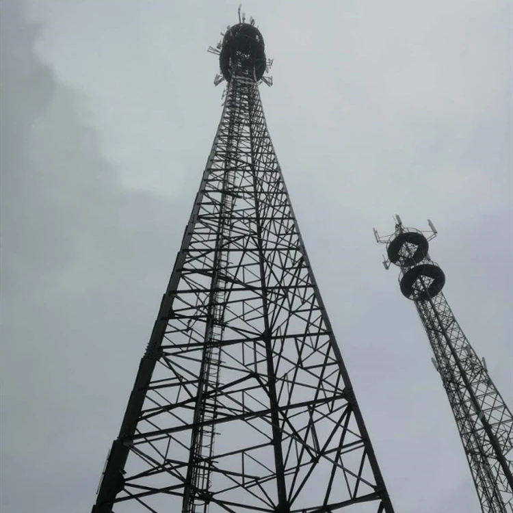 types of self supporting 4 Legged 4g cellular wireless lte antenna base station Angle Steel Cell Phone wifi Communication Tower