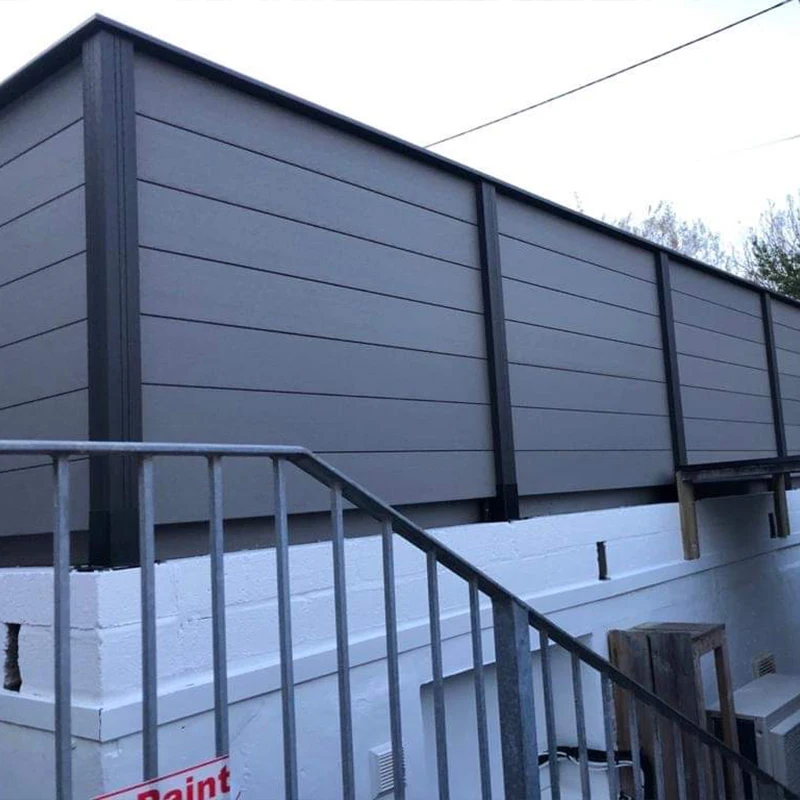 Wpc Fence Wall Panel Outdoor Soundproof Noise Barrier For Highway Road Durable