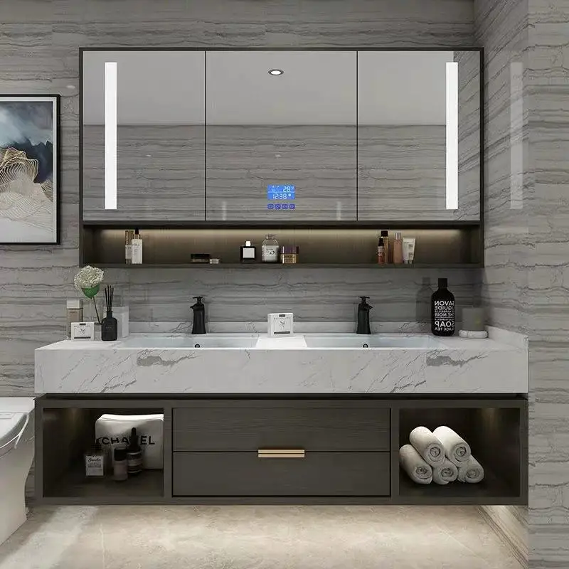 Contemporary Bathroom Wall Cabinet Vanity Cabinet Modern Chinese Bathroom Toilet Furniture Bathroom Vanity Cabinets