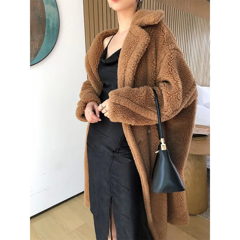 
2020 Long Winter Coat For Women Factory wholesale Customized Warm Teddy Coat Women 