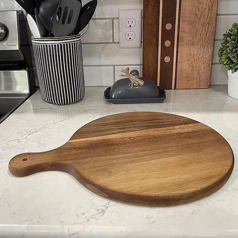 Household storage wooden egg tray pastry shop egg storage box wooden egg Acacia wooden dinner plate